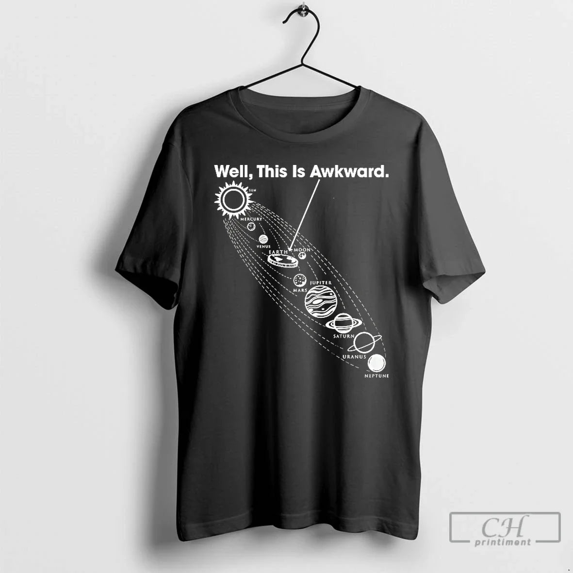 Premium Well This Is Awkward Galaxy - Adult & Kids T-Shirts, Sweatshirts & Hoodies apparel design preview 1