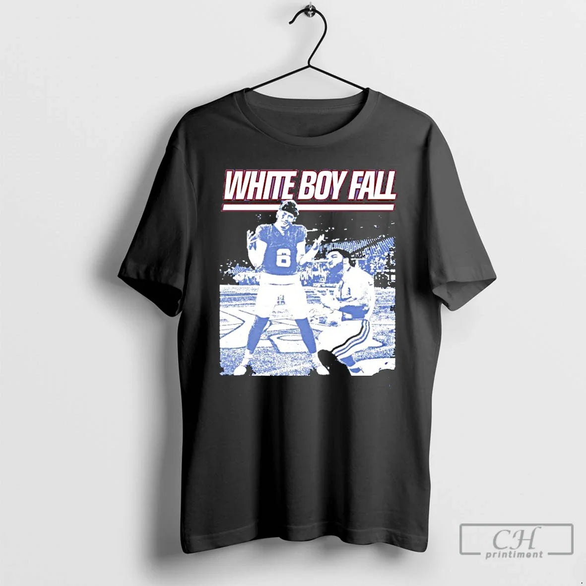 Premium White Boy Fall Jaxson Dart And Cam Skattebo - Adult & Kids T-Shirts, Sweatshirts & Hoodies apparel design preview 1