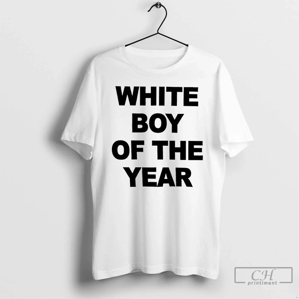 Premium White Boy Of The Year - Adult & Kids T-Shirts, Sweatshirts & Hoodies apparel design preview 1