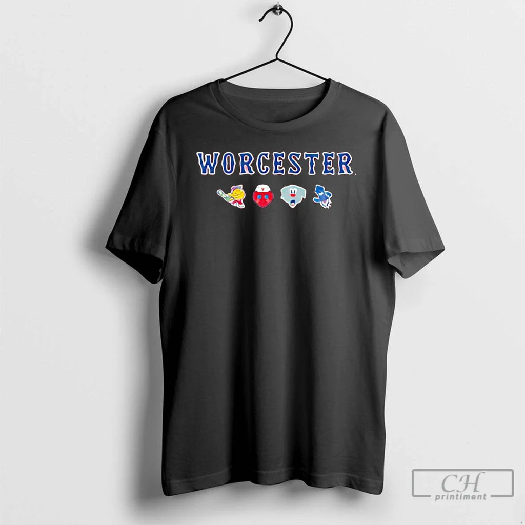 Premium Worcester Red Sox Mascots 2025 - Adult & Kids T-Shirts, Sweatshirts & Hoodies apparel design preview 1