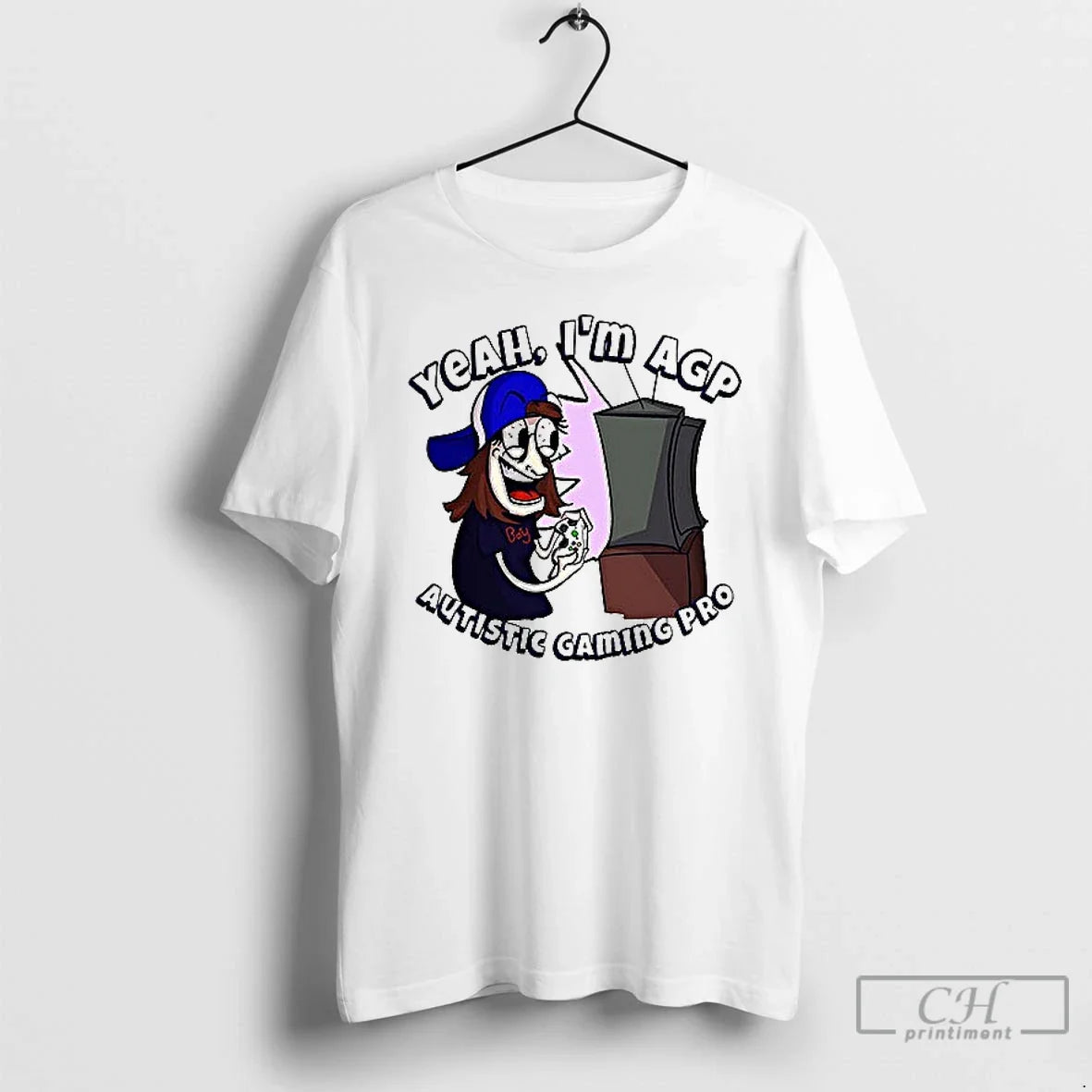 Premium Yeah Im Agp Autistic Gaming Pro Ceramic And - Adult & Kids T-Shirts, Sweatshirts & Hoodies apparel design preview 1