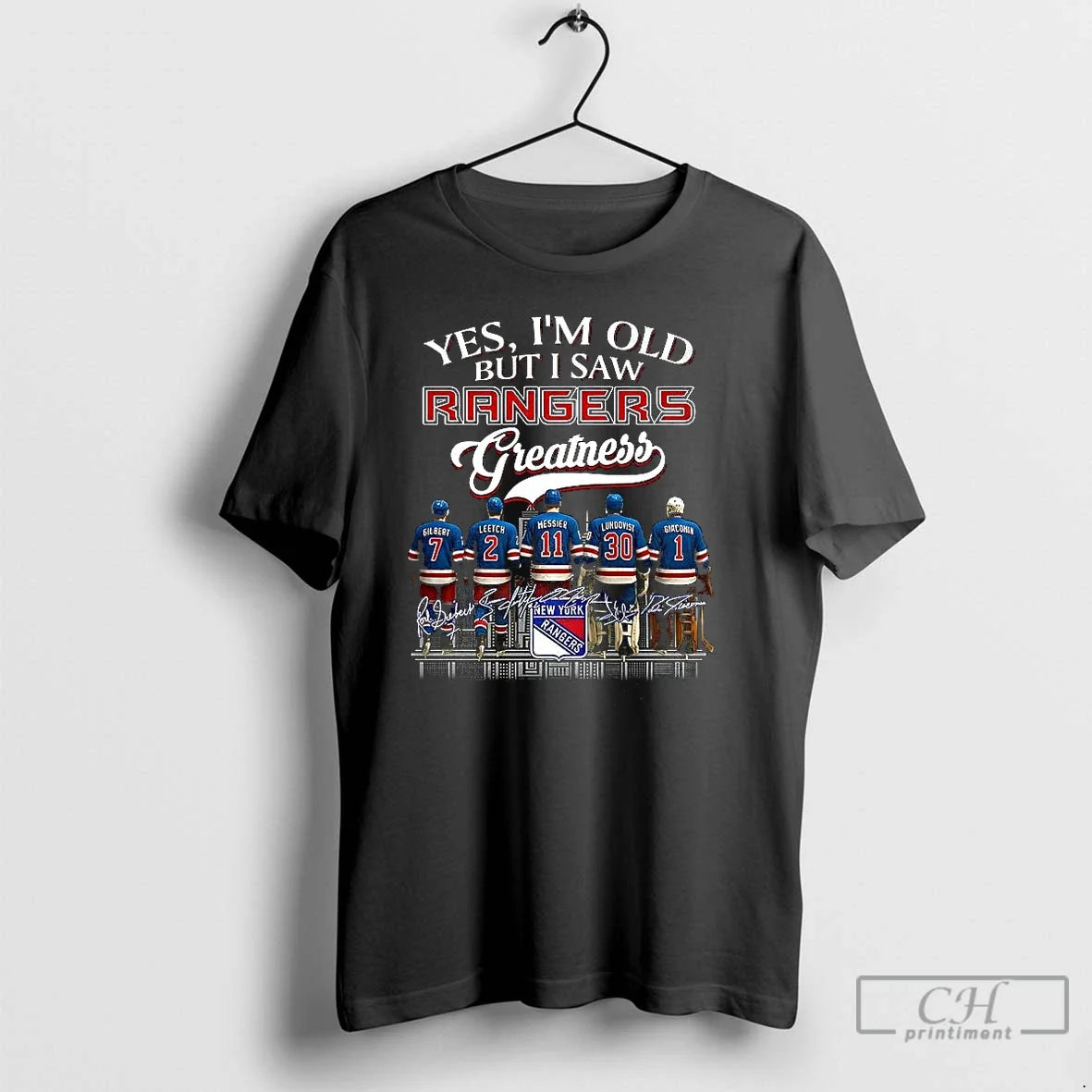 Premium Yes Im Old But I Saw New York Rangers Nhl - Adult & Kids T-Shirts, Sweatshirts & Hoodies apparel design preview 1