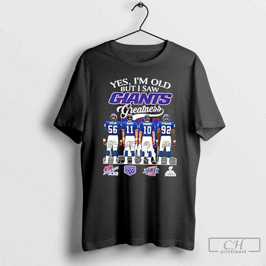 Premium Yes Im Old But I Saw Greatness New York - Adult & Kids T-Shirts, Sweatshirts & Hoodies apparel design preview 1