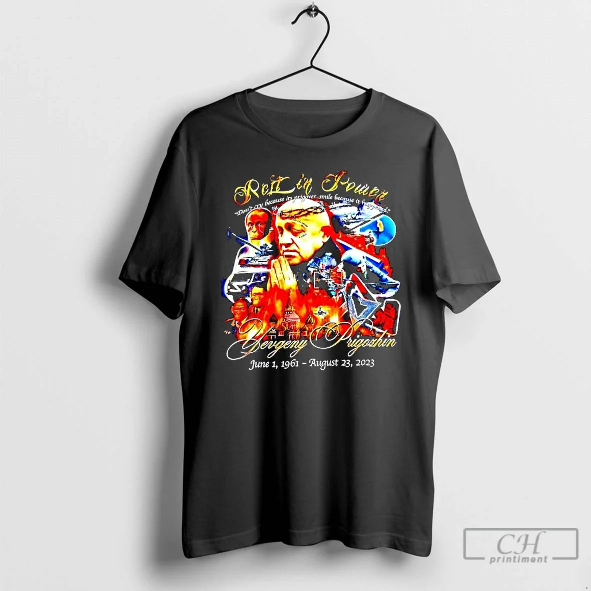 Premium Yevgeny Prigozhin Rest In Power June 1st 1961 - Adult & Kids T-Shirts, Sweatshirts & Hoodies apparel design preview 1
