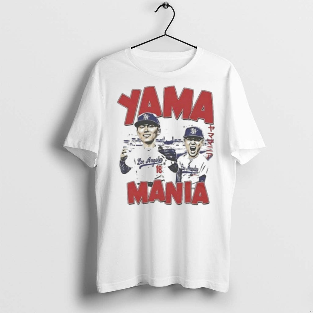 Premium Yoshinobu Yamamoto Los Angeles Dodgers - Adult & Kids T-Shirts, Sweatshirts & Hoodies apparel design preview 1