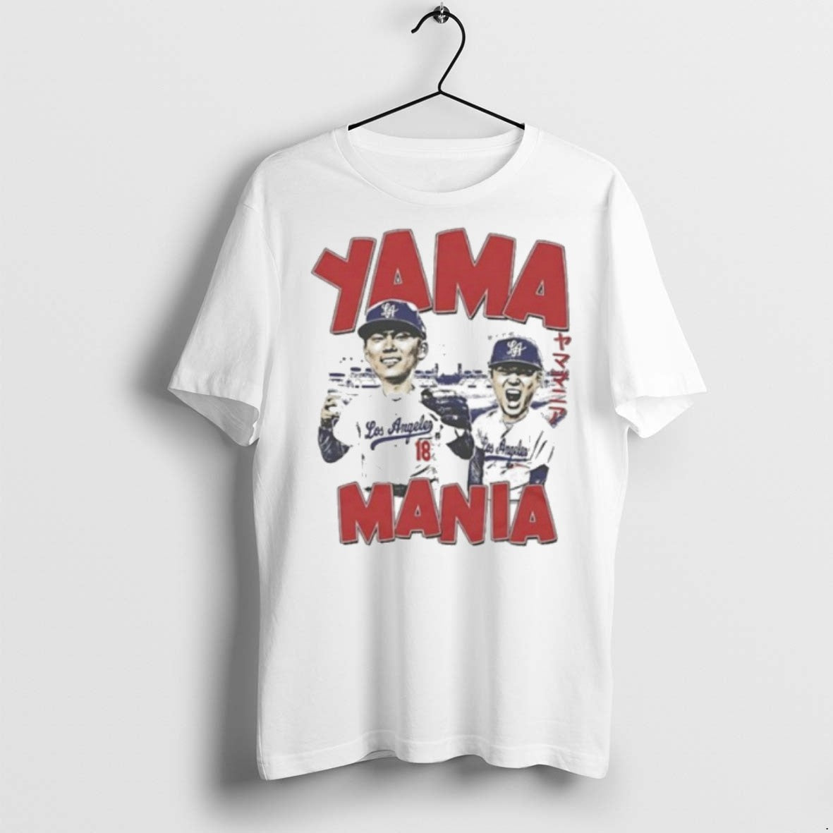 Premium Yoshinobu Yamamoto Los Angeles Dodgers - Adult & Kids T-Shirts, Sweatshirts & Hoodies apparel design preview 1