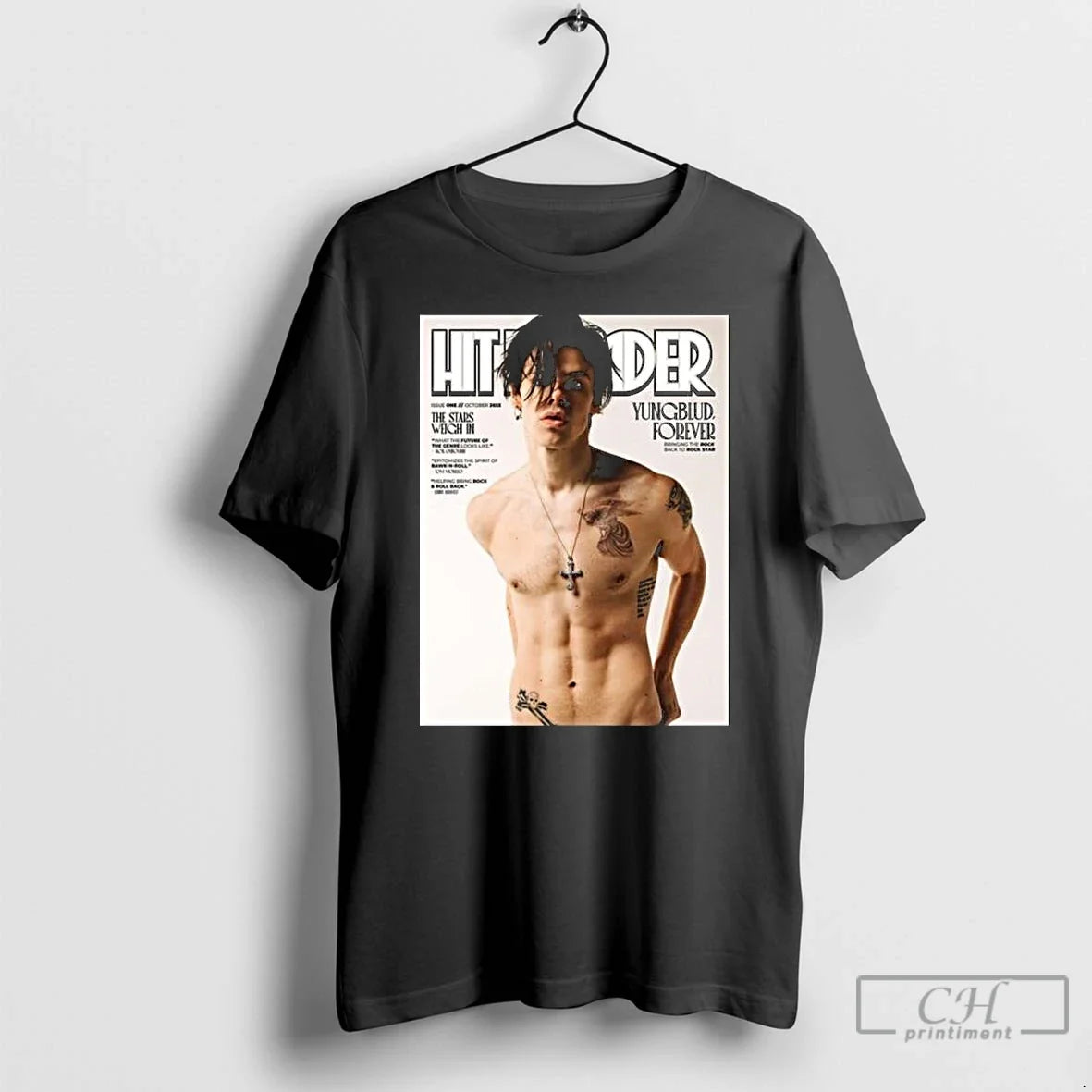 Premium Yungblud Graces The First Cover Of Hit - Adult & Kids T-Shirts, Sweatshirts & Hoodies apparel design preview 1