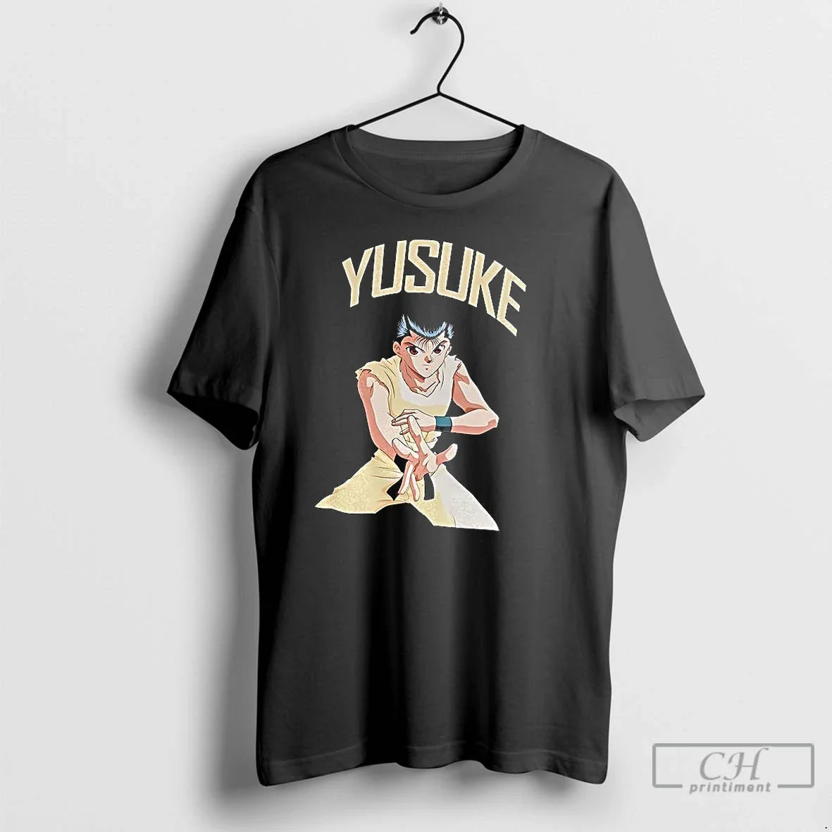 Premium Yusuke X Yuyu Hakusho - Adult & Kids T-Shirts, Sweatshirts & Hoodies apparel design preview 1