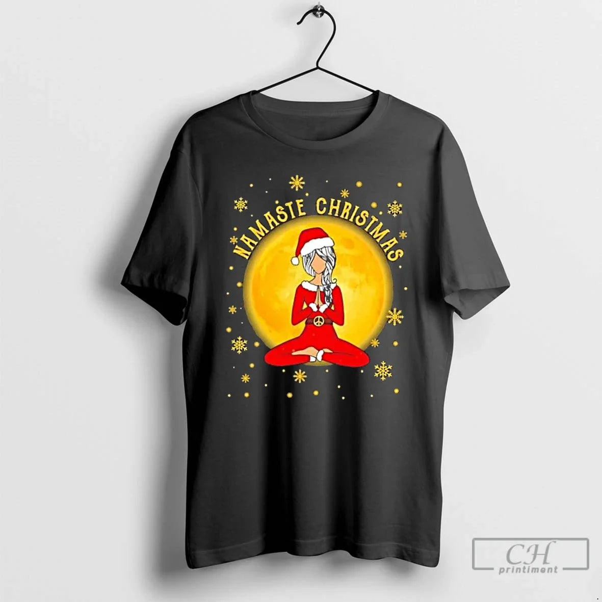 Premium Zenful Namaste Christmas - Adult & Kids T-Shirts, Sweatshirts & Hoodies apparel design preview 1