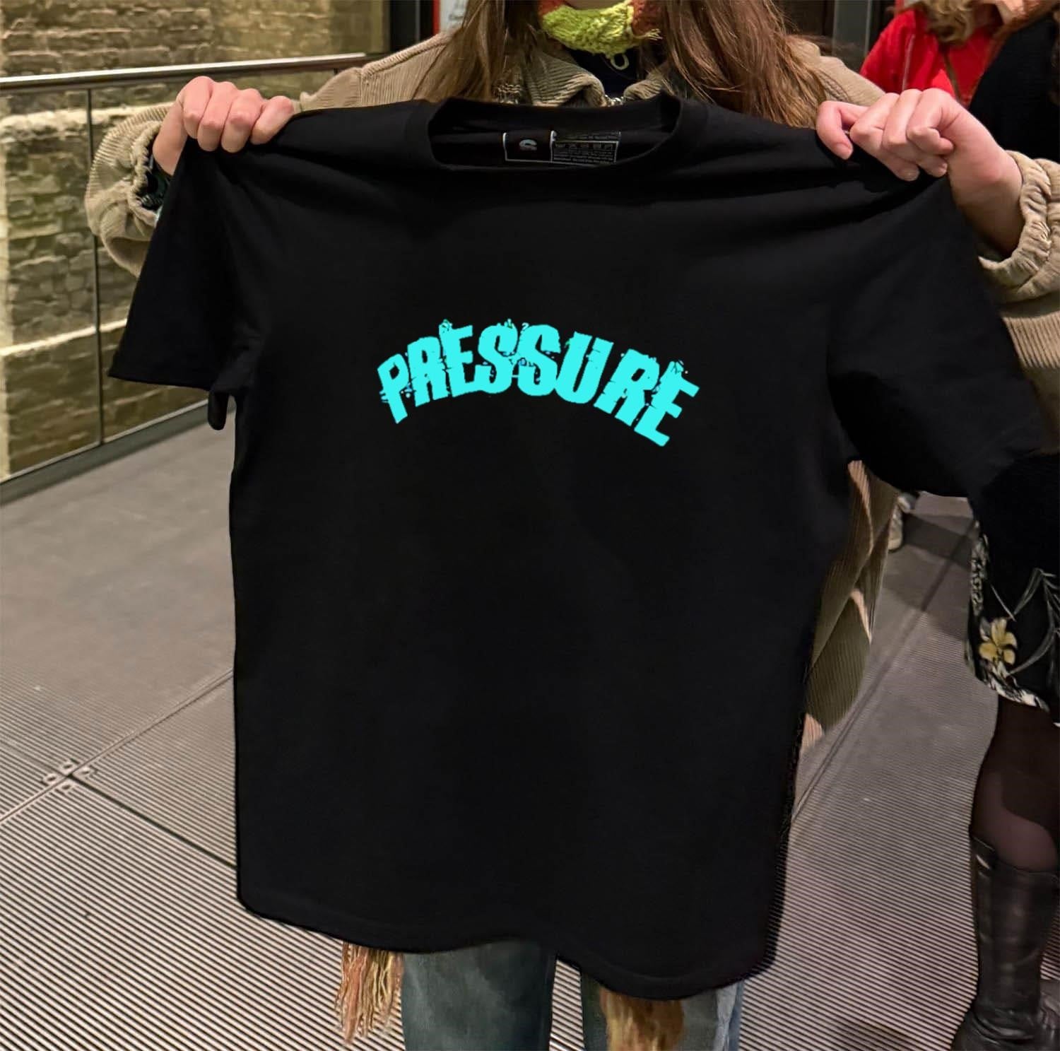 Pressure Teal Distressed - Adult & Kids T-Shirts, Sweatshirts & Hoodies apparel design preview 2