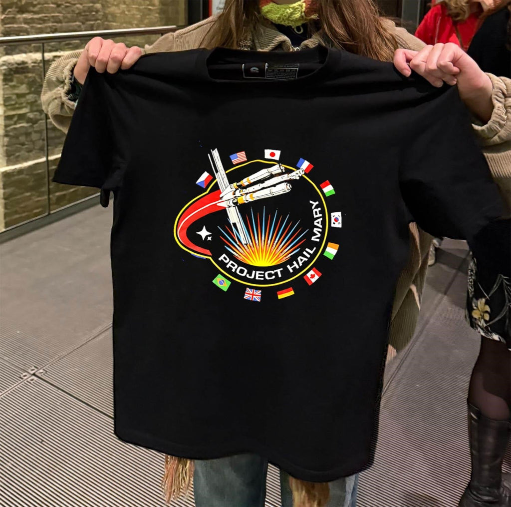 Project Hail Mary Space Mission Logo International - Adult & Kids T-Shirts, Sweatshirts & Hoodies apparel design preview 2
