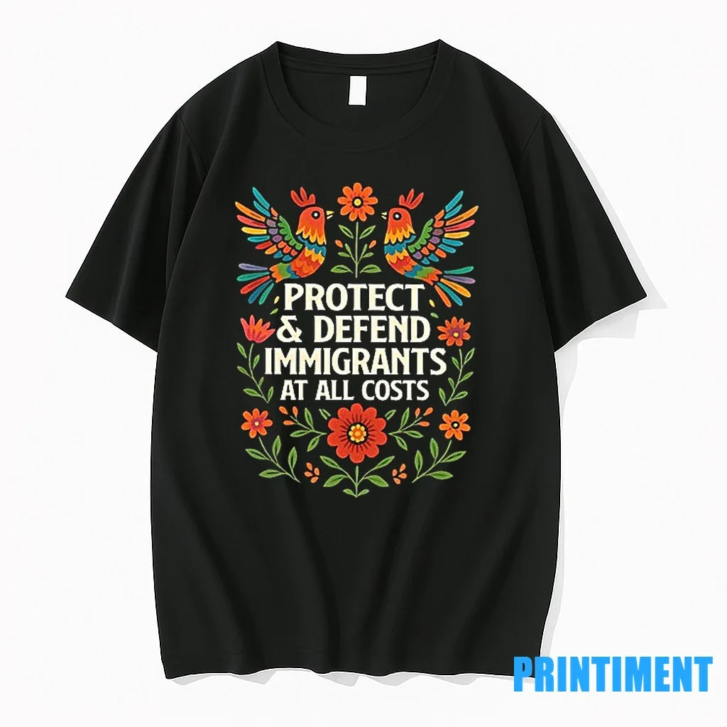 Protect And Defend Immigrants At All Costs Sweater - Adult & Kids T-Shirts, Sweatshirts & Hoodies apparel design preview 1