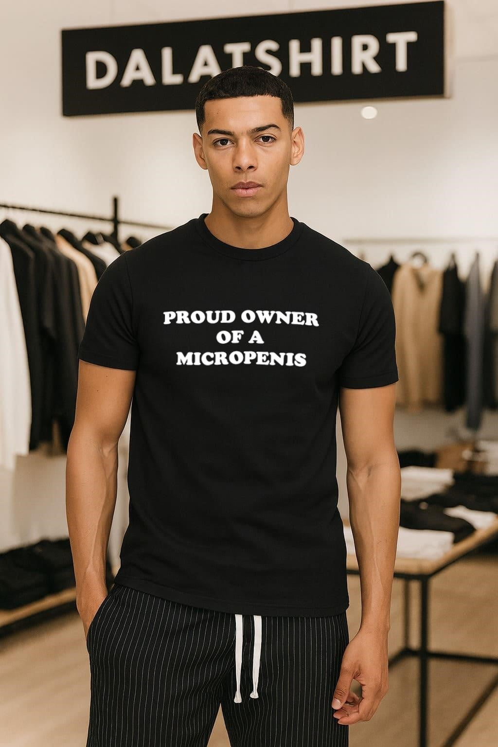 Proud Owner Of A Micropenis - Adult & Kids T-Shirts, Sweatshirts & Hoodies apparel design preview 1