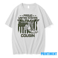 Proud United States Army Cousin Sweater - Adult & Kids T-Shirts, Sweatshirts & Hoodies apparel design preview 1