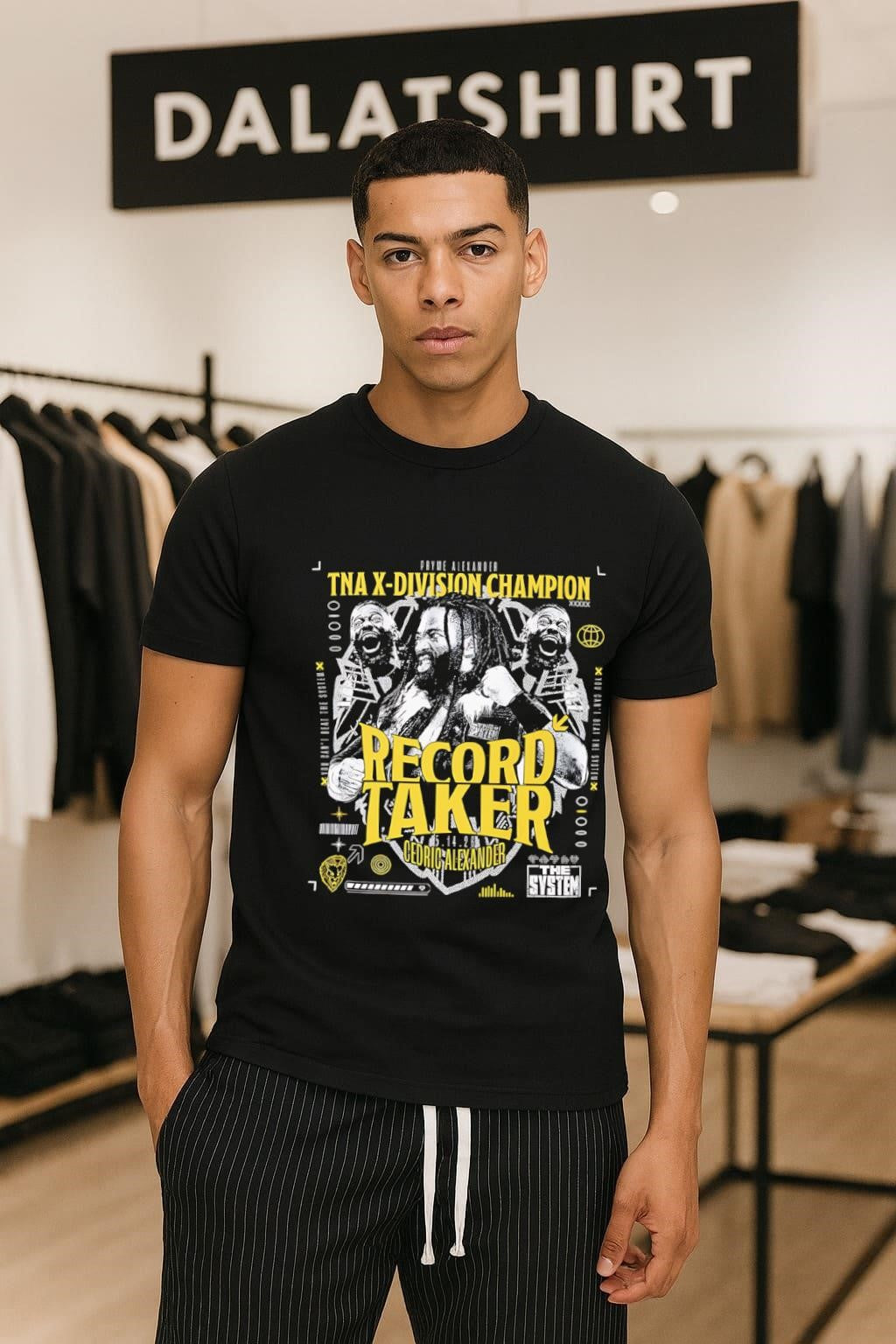Pryme Alexander TNA X-Division Champion Record Taker - Adult & Kids T-Shirts, Sweatshirts & Hoodies apparel design preview 1