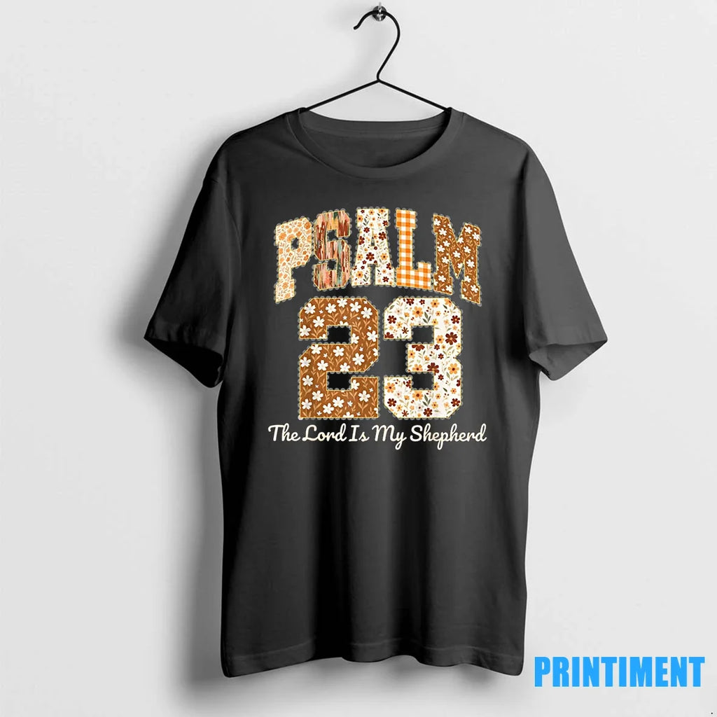 Psalm 23 The Lord Is My Shepherd Christian Fall - Adult & Kids T-Shirts, Sweatshirts & Hoodies apparel design preview 1