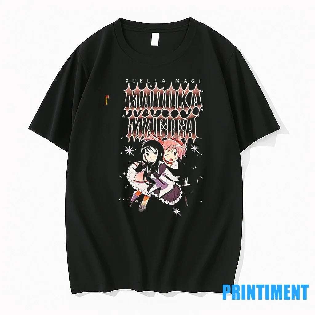 Puella Magi Madoka Magica Duo Star Sweater - Adult & Kids T-Shirts, Sweatshirts & Hoodies apparel design preview 1