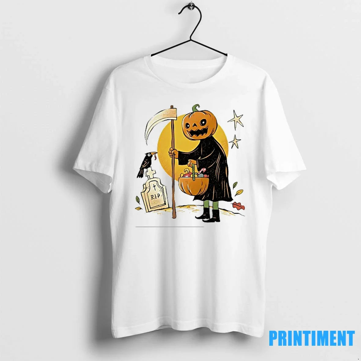 Pumpkin Goblin Treat A Spooky Jack O Lantern With - Adult & Kids T-Shirts, Sweatshirts & Hoodies apparel design preview 1