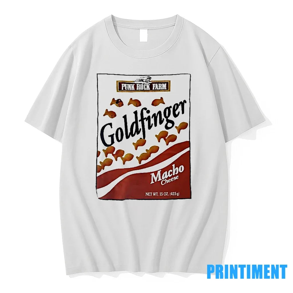 Punk Rock Farm Goldfinger Macho Cheese Sweater - Adult & Kids T-Shirts, Sweatshirts & Hoodies apparel design preview 1
