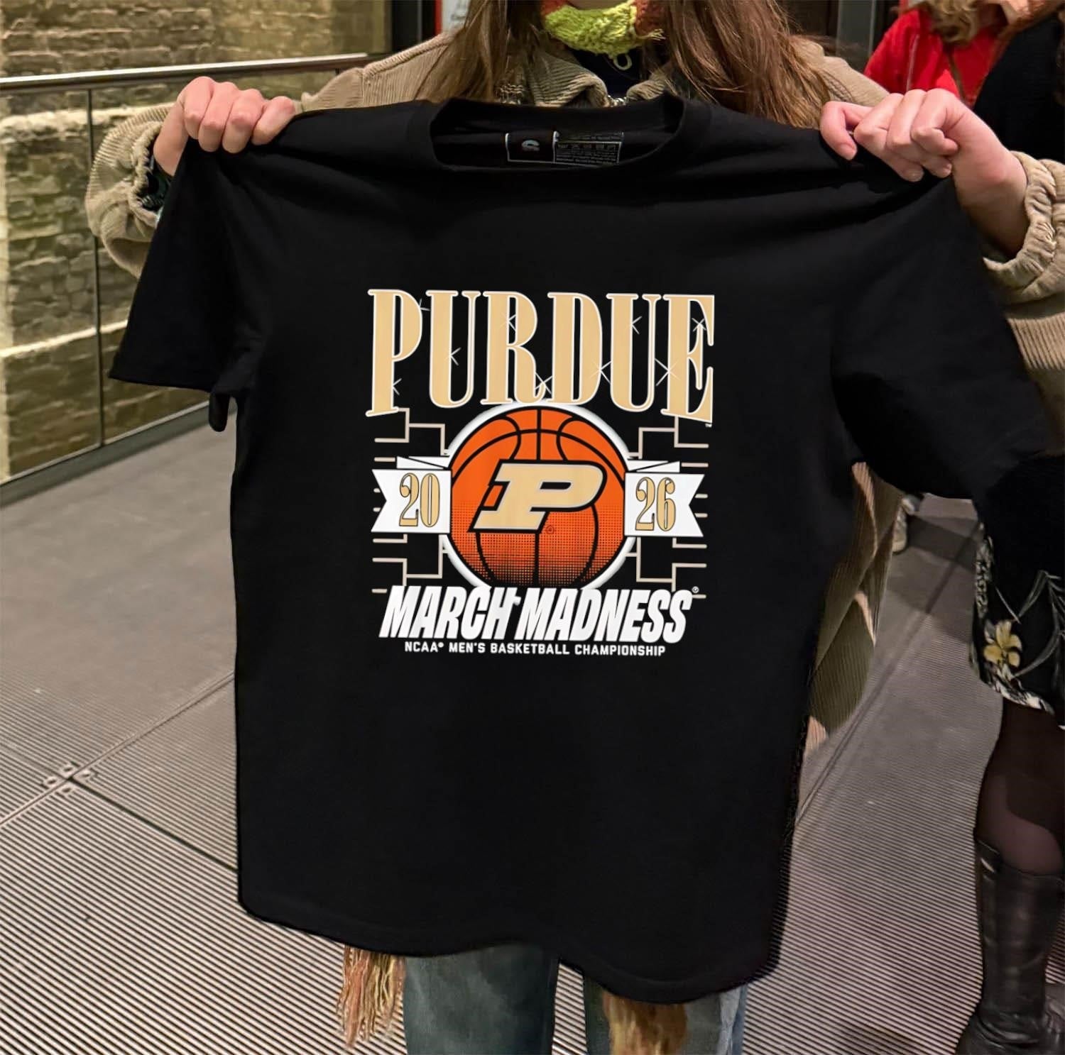 Purdue Boilermakers MBB 2026 March Madness Ncaa Men's - Adult & Kids T-Shirts, Sweatshirts & Hoodies apparel design preview 2