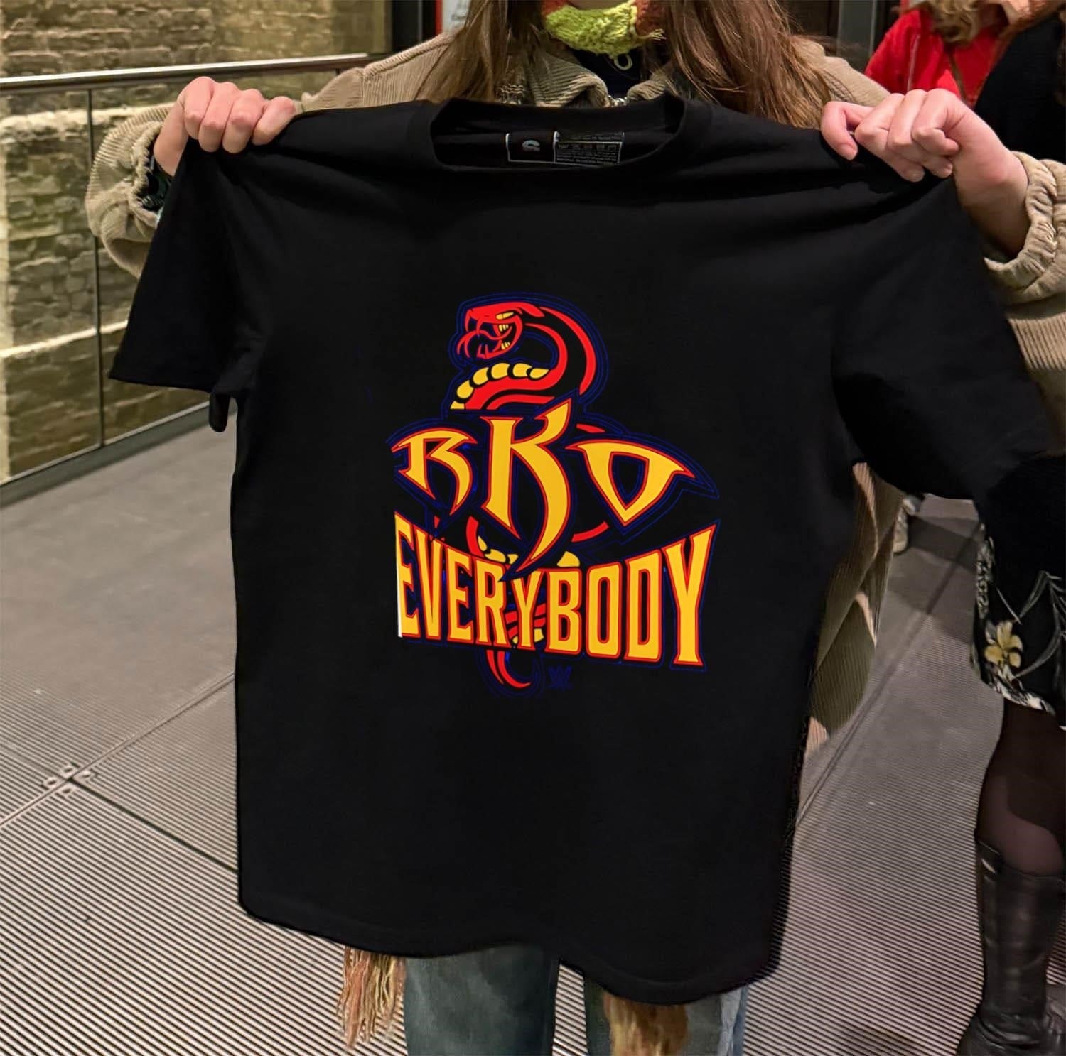 RKO Everybody Randy Orton Viper Snake Wrestling Logo - Adult & Kids T-Shirts, Sweatshirts & Hoodies apparel design preview 2