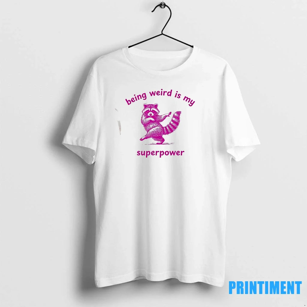 Raccoon Dance Being Weird Is My Superpower Sweater - Adult & Kids T-Shirts, Sweatshirts & Hoodies apparel design preview 1