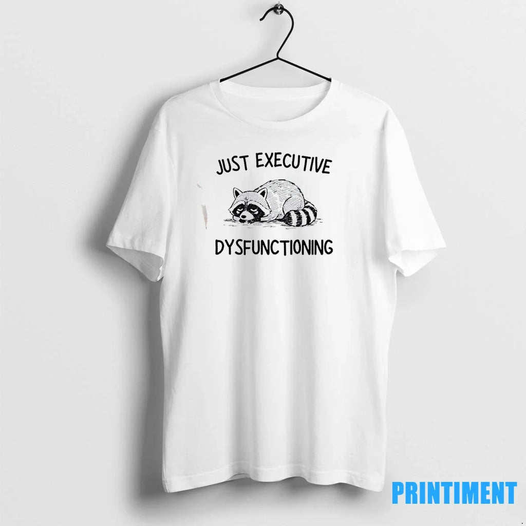 Raccoon Just Executive Dysfunctioning Sweater - Adult & Kids T-Shirts, Sweatshirts & Hoodies apparel design preview 1