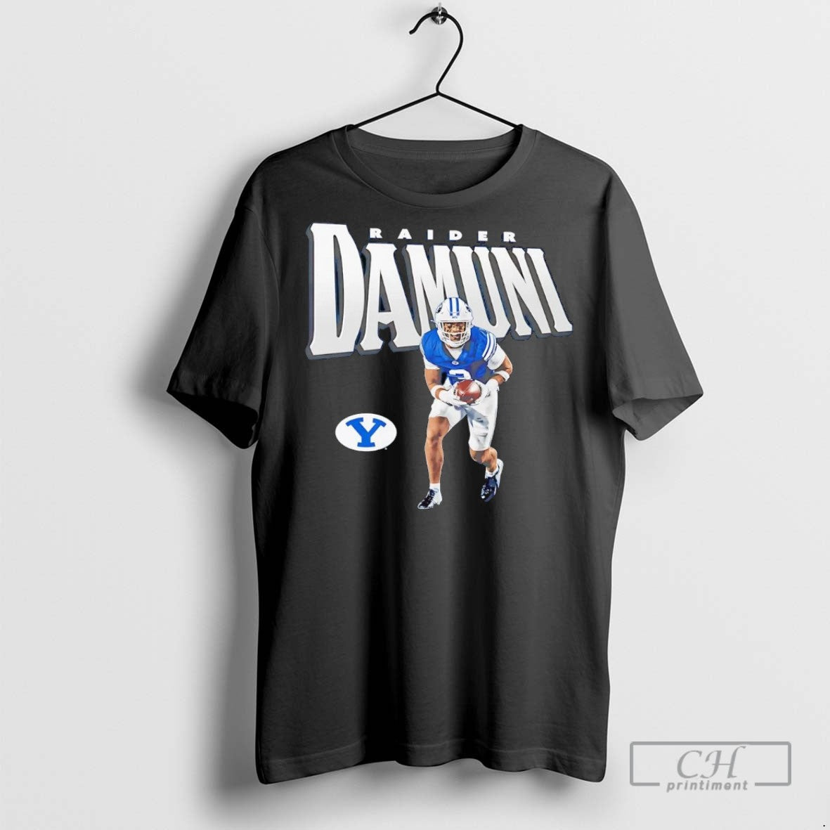 Raider Damuni Illustrated Byu Cougars - Adult & Kids T-Shirts, Sweatshirts & Hoodies apparel design preview 1