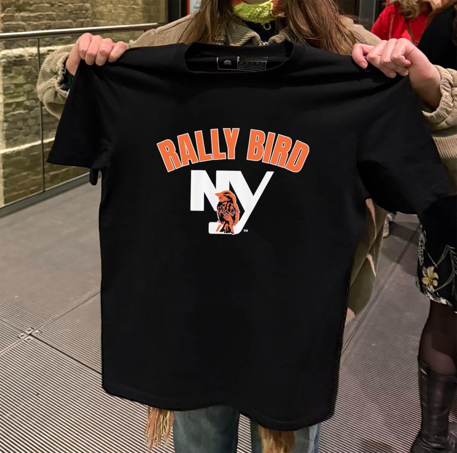 Rally Bird New York Hockey Logo - Adult & Kids T-Shirts, Sweatshirts & Hoodies apparel design preview 2