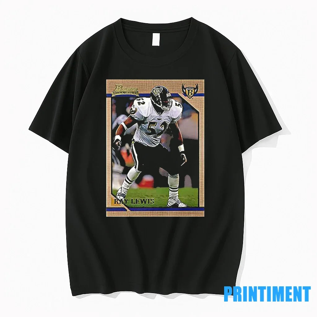 Ray Lewis Baltimore Ravens Trading Card Sweater - Adult & Kids T-Shirts, Sweatshirts & Hoodies apparel design preview 1