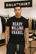 Ready Willing And Mike Vrabel New England Football - Adult & Kids T-Shirts, Sweatshirts & Hoodies apparel design preview 1