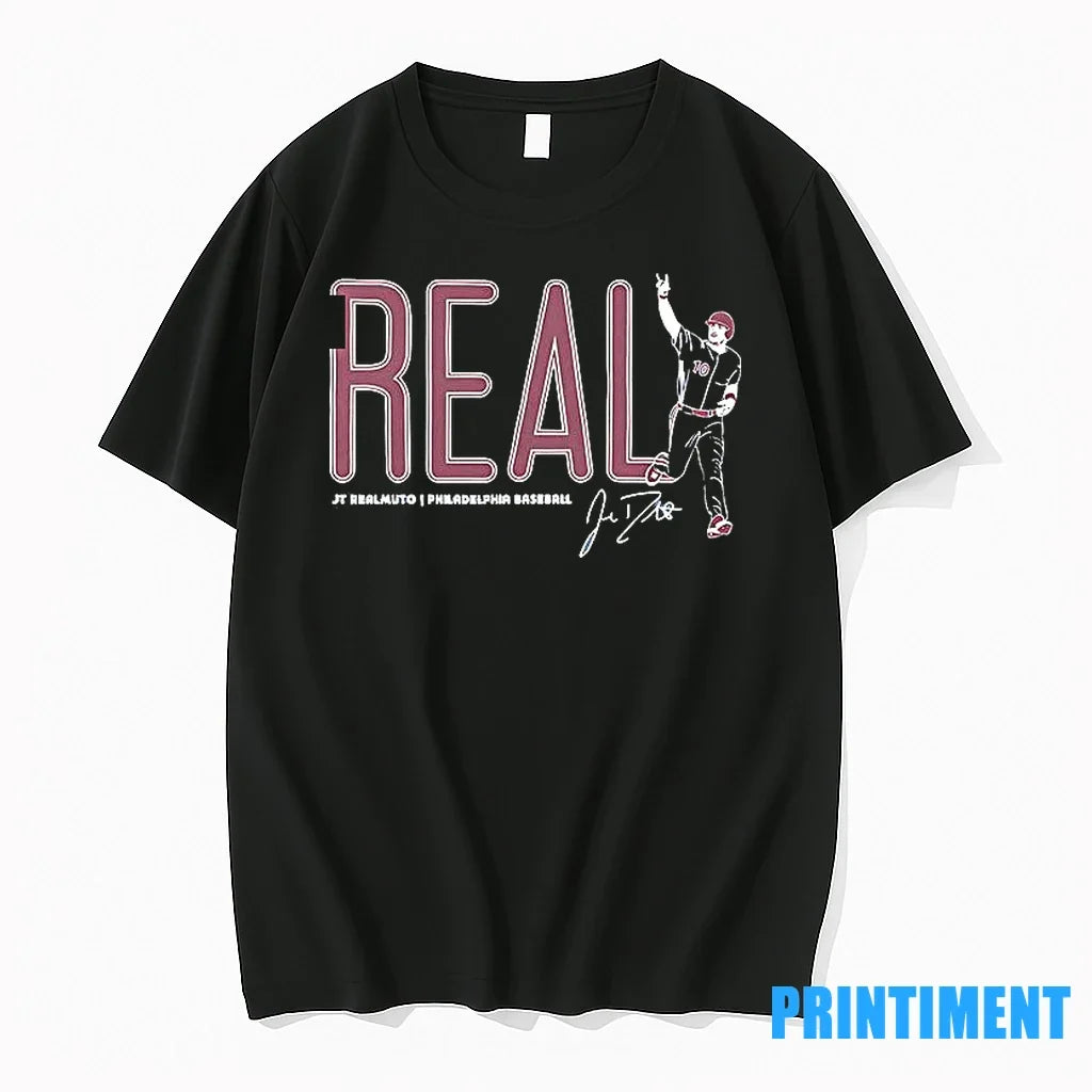 Real Jt Realmuto Philadelphia Baseball Sweater - Adult & Kids T-Shirts, Sweatshirts & Hoodies apparel design preview 1