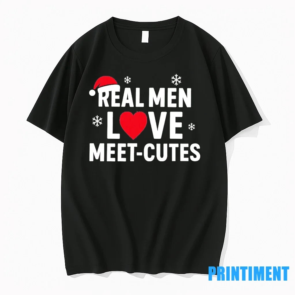 Real Men Love Meet Cutes Christmas Sweater - Adult & Kids T-Shirts, Sweatshirts & Hoodies apparel design preview 1