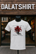 Red Octopus Stalin Hammer and Sickle Self-Delusion - Adult & Kids T-Shirts, Sweatshirts & Hoodies apparel design preview 1