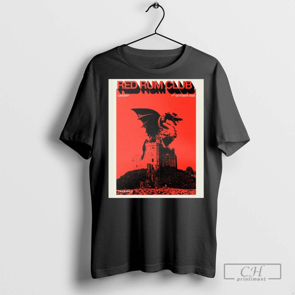 Red Rum Club October 1 2025 Tramshed Cardiff Uk - Adult & Kids T-Shirts, Sweatshirts & Hoodies apparel design preview 1