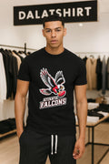 Red White Atlanta Falcons Eagle Bird Clutching - Adult & Kids T-Shirts, Sweatshirts & Hoodies apparel design preview 1