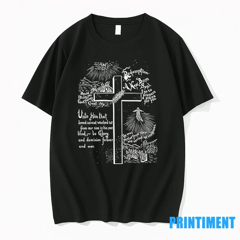 Redemption A New Born Soul I Go To Prepare Place For - Adult & Kids T-Shirts, Sweatshirts & Hoodies apparel design preview 1