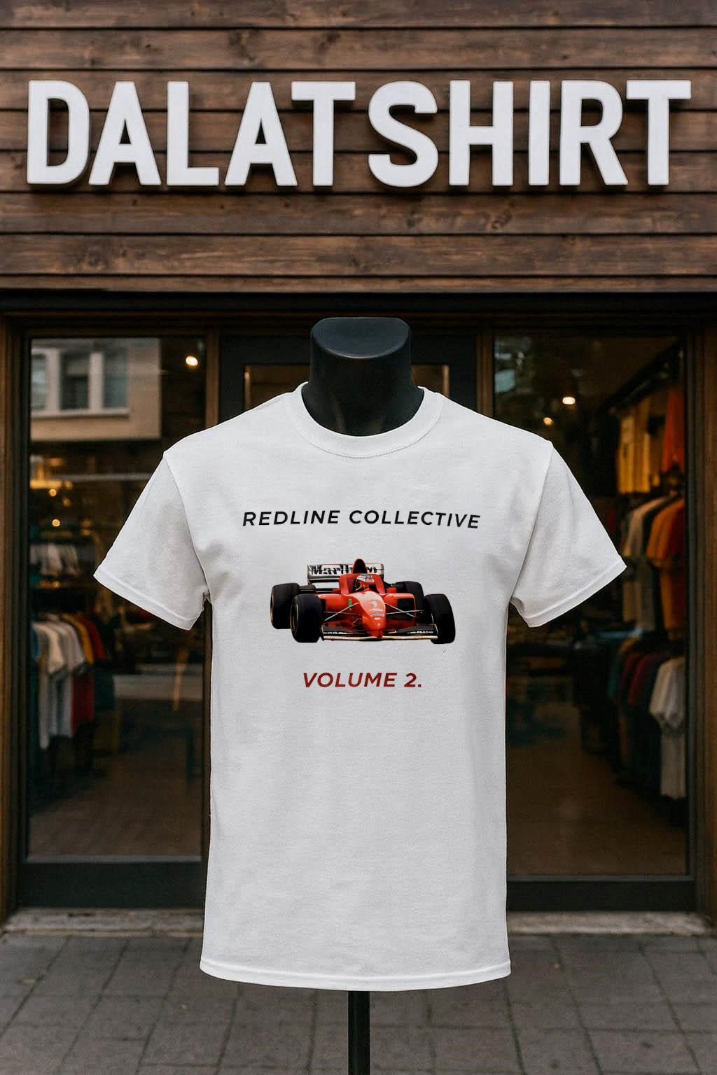 Redline Collective Volume 2 Red Formula One Racing - Adult & Kids T-Shirts, Sweatshirts & Hoodies apparel design preview 1