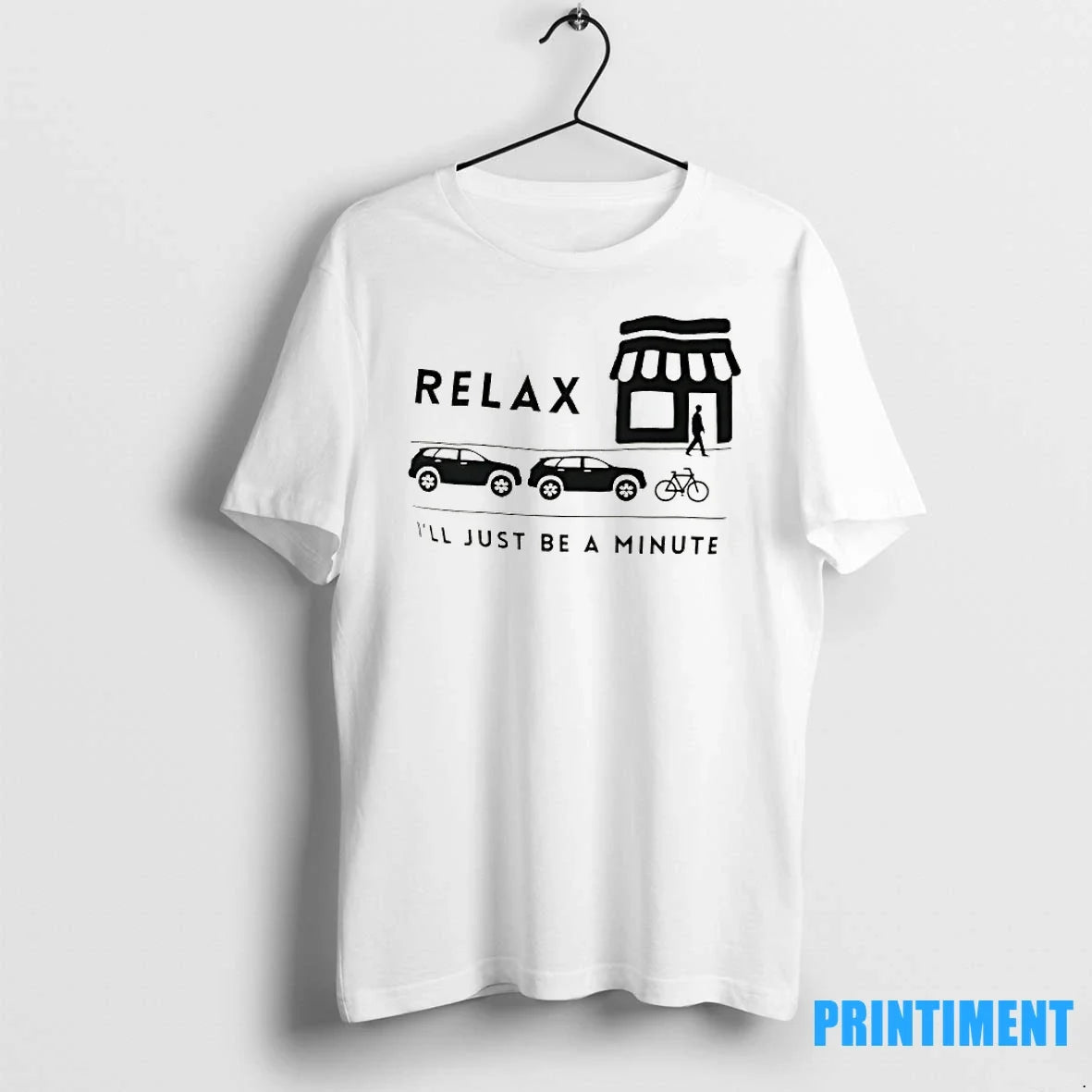 Relax Ill Just Be A Minute Sweater - Adult & Kids T-Shirts, Sweatshirts & Hoodies apparel design preview 1