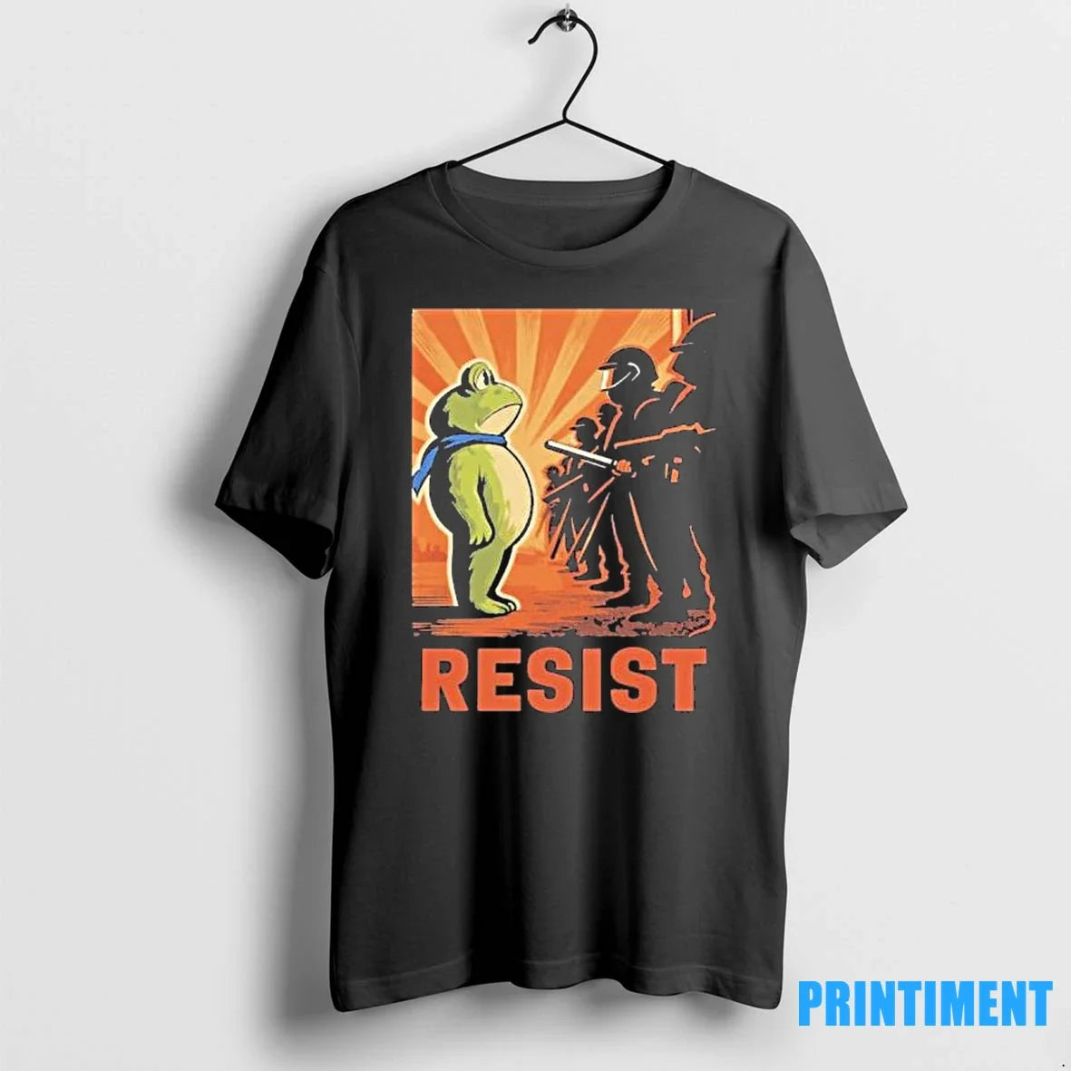 Resist Frog Activist Portland Sweater - Adult & Kids T-Shirts, Sweatshirts & Hoodies apparel design preview 1