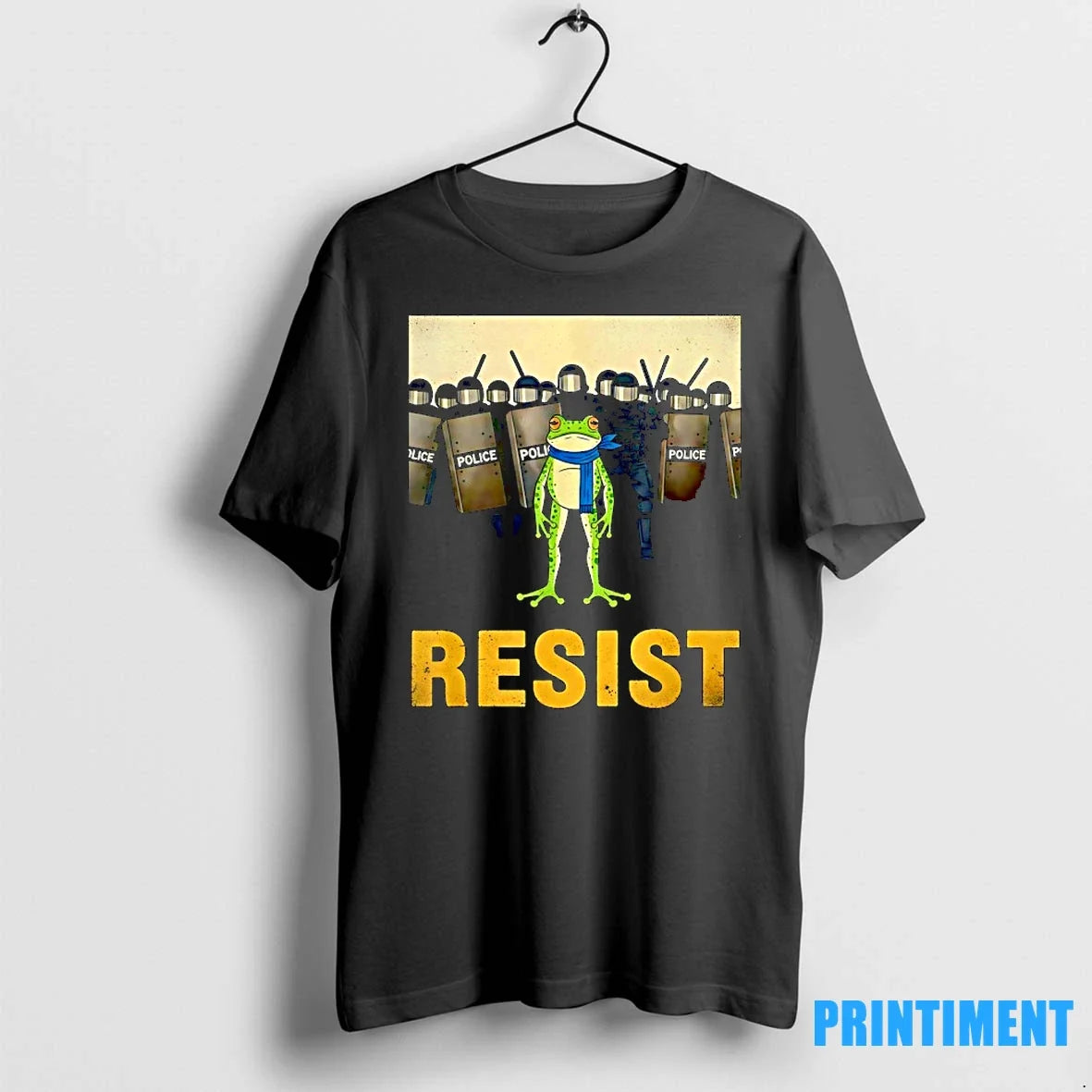 Resist Frog Portland Protest Anti Trump Sweater - Adult & Kids T-Shirts, Sweatshirts & Hoodies apparel design preview 1