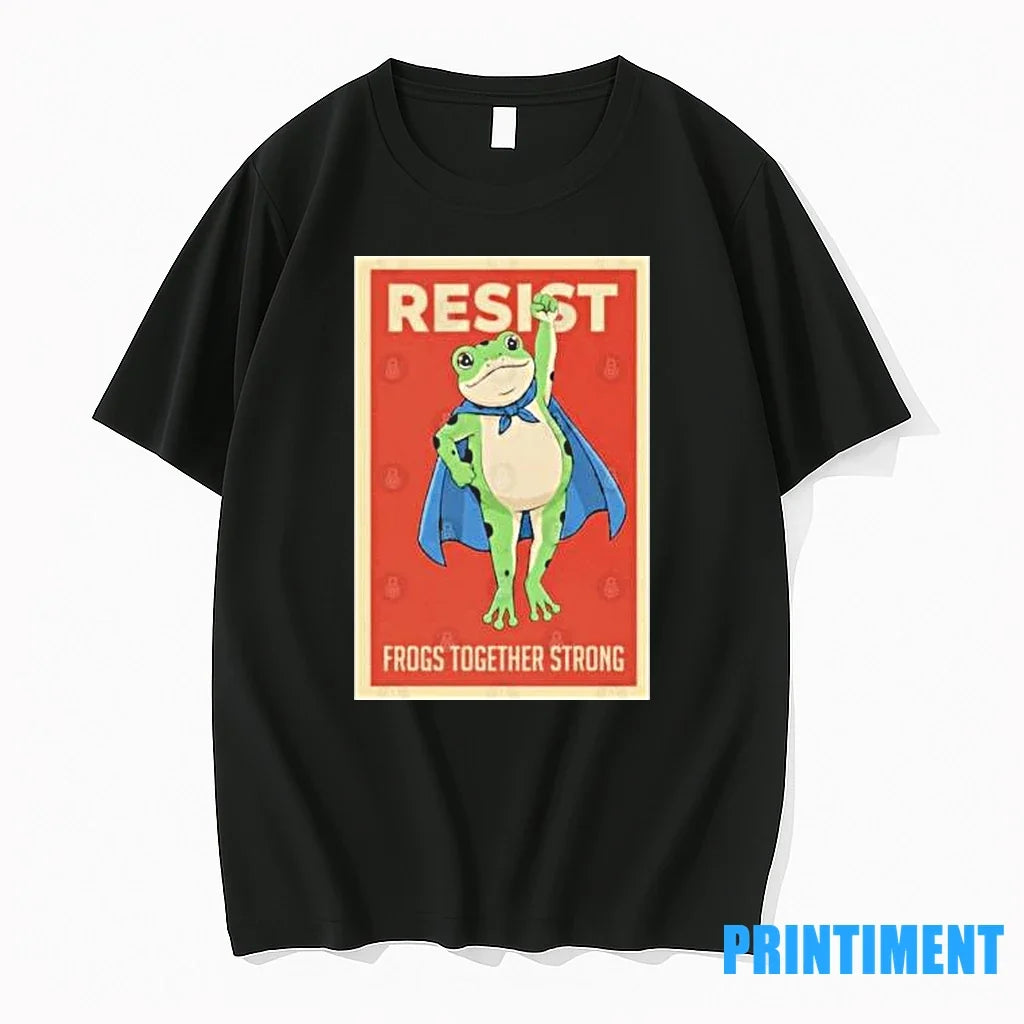 Resist Portland Frog Together Strong Hope Sweater - Adult & Kids T-Shirts, Sweatshirts & Hoodies apparel design preview 1