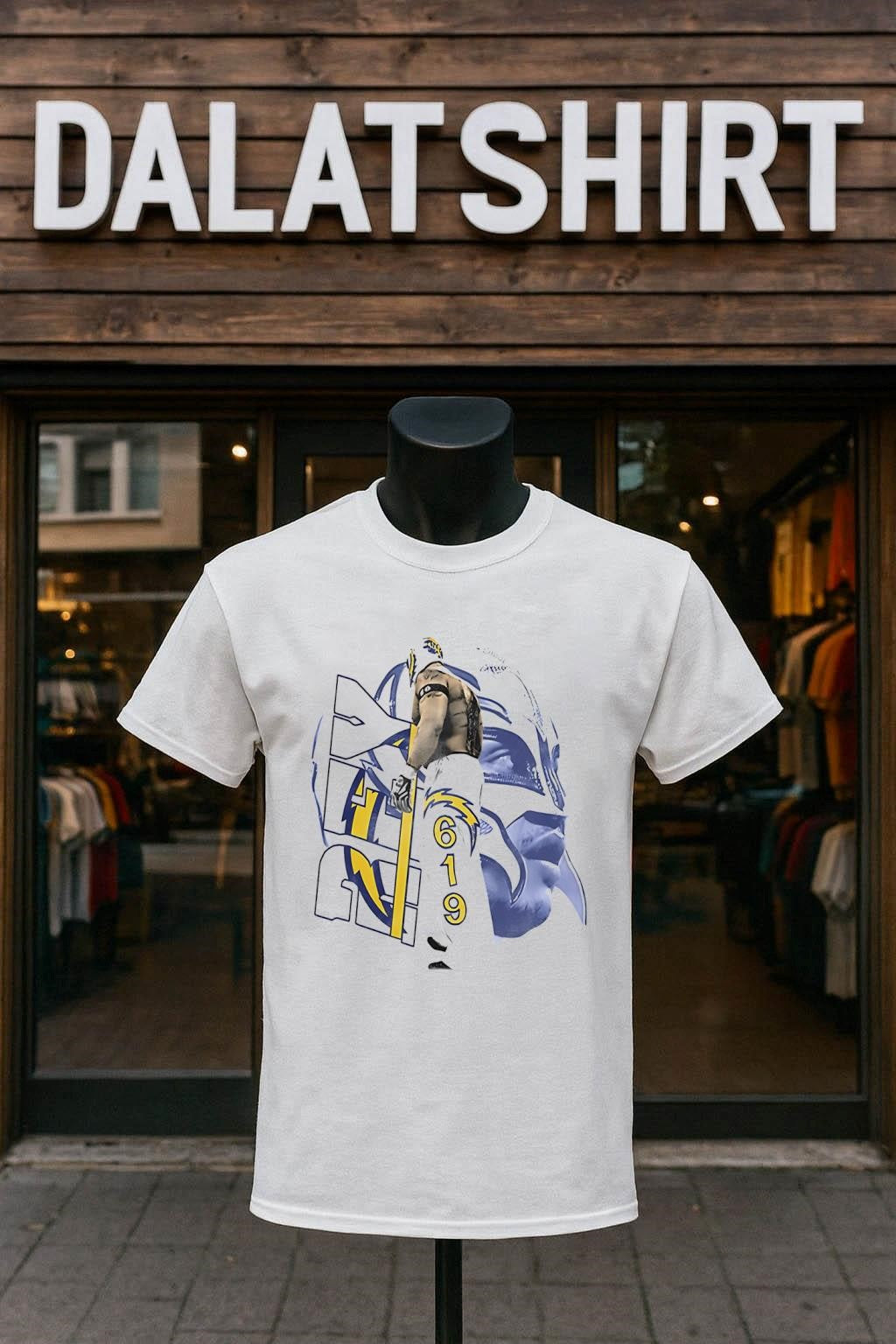 Rey Mysterio 619 San Diego Chargers Colors Lucha - Adult & Kids T-Shirts, Sweatshirts & Hoodies apparel design preview 1