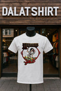 Rick Griffin Mexican Food Woman Roses Plate Graphic - Adult & Kids T-Shirts, Sweatshirts & Hoodies apparel design preview 1
