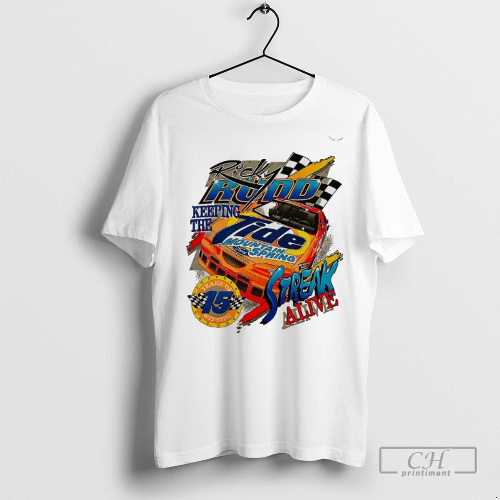 Ricky Rudd Keeping The Streak Alive - Adult & Kids T-Shirts, Sweatshirts & Hoodies apparel design preview 1