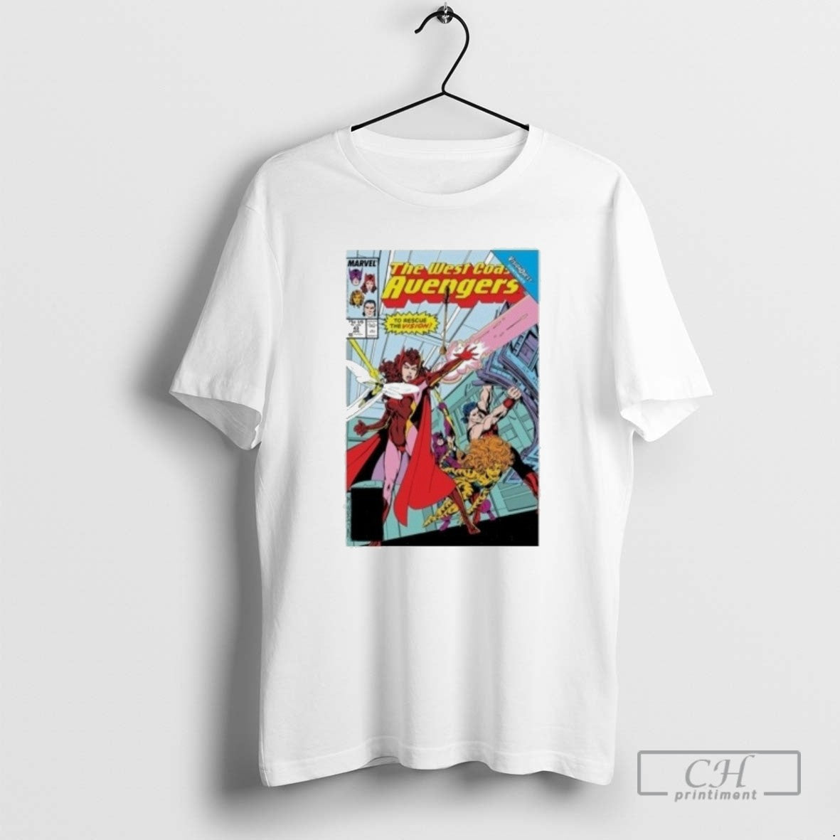 Robert Downey Jr Wearing The West Coast Avengers - Adult & Kids T-Shirts, Sweatshirts & Hoodies apparel design preview 1
