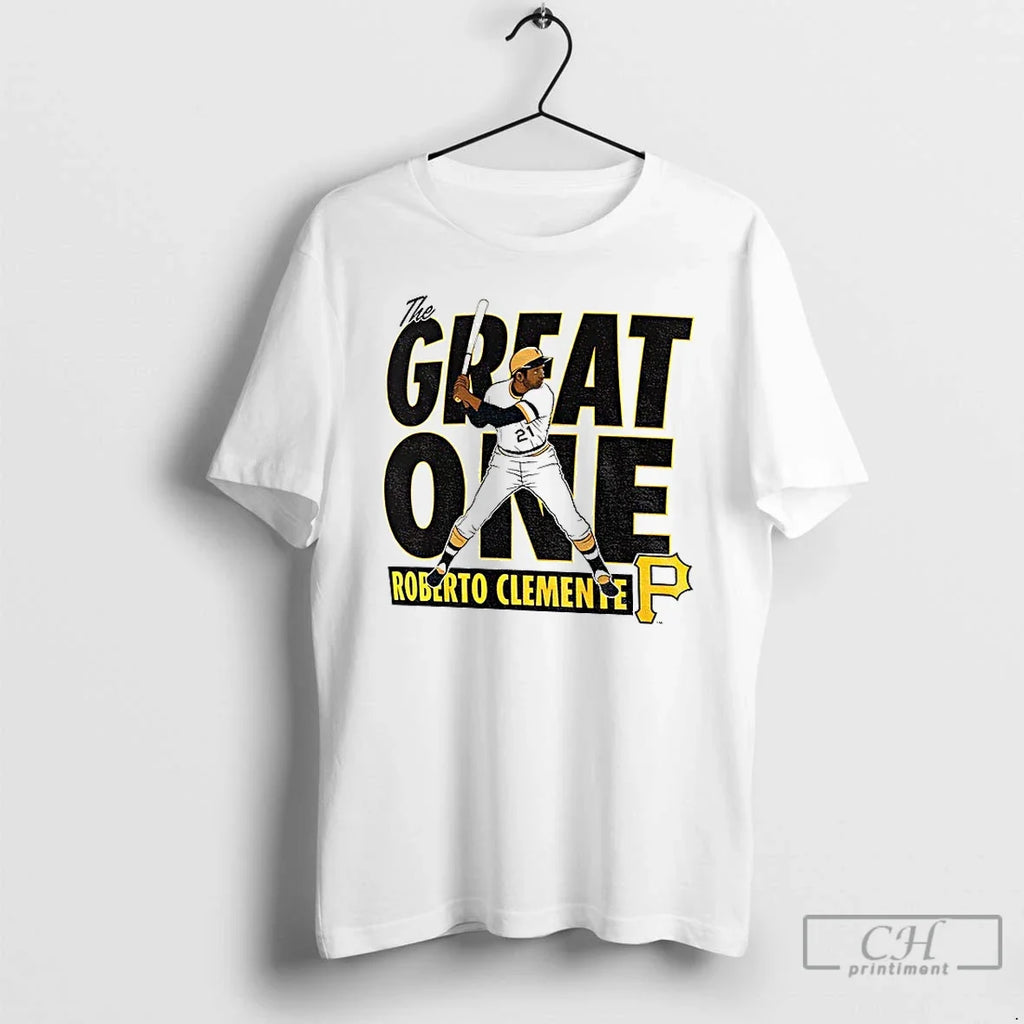 Roberto Clemente Pittsburgh Pirates Cooperstown - Adult & Kids T-Shirts, Sweatshirts & Hoodies apparel design preview 1