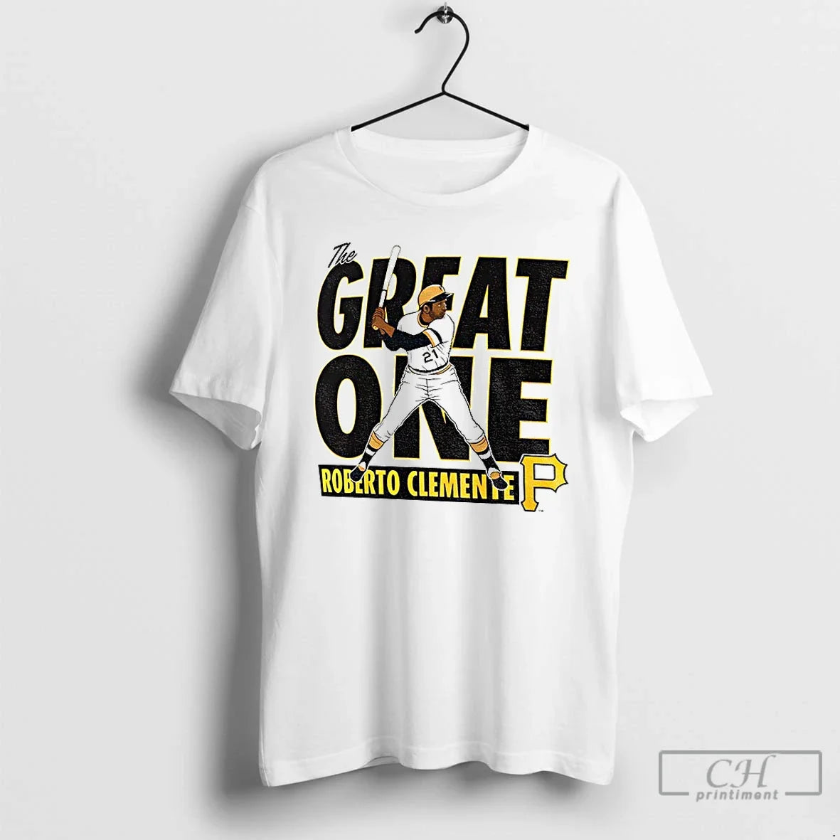 Roberto Clemente Pittsburgh Pirates Cooperstown - Adult & Kids T-Shirts, Sweatshirts & Hoodies apparel design preview 1
