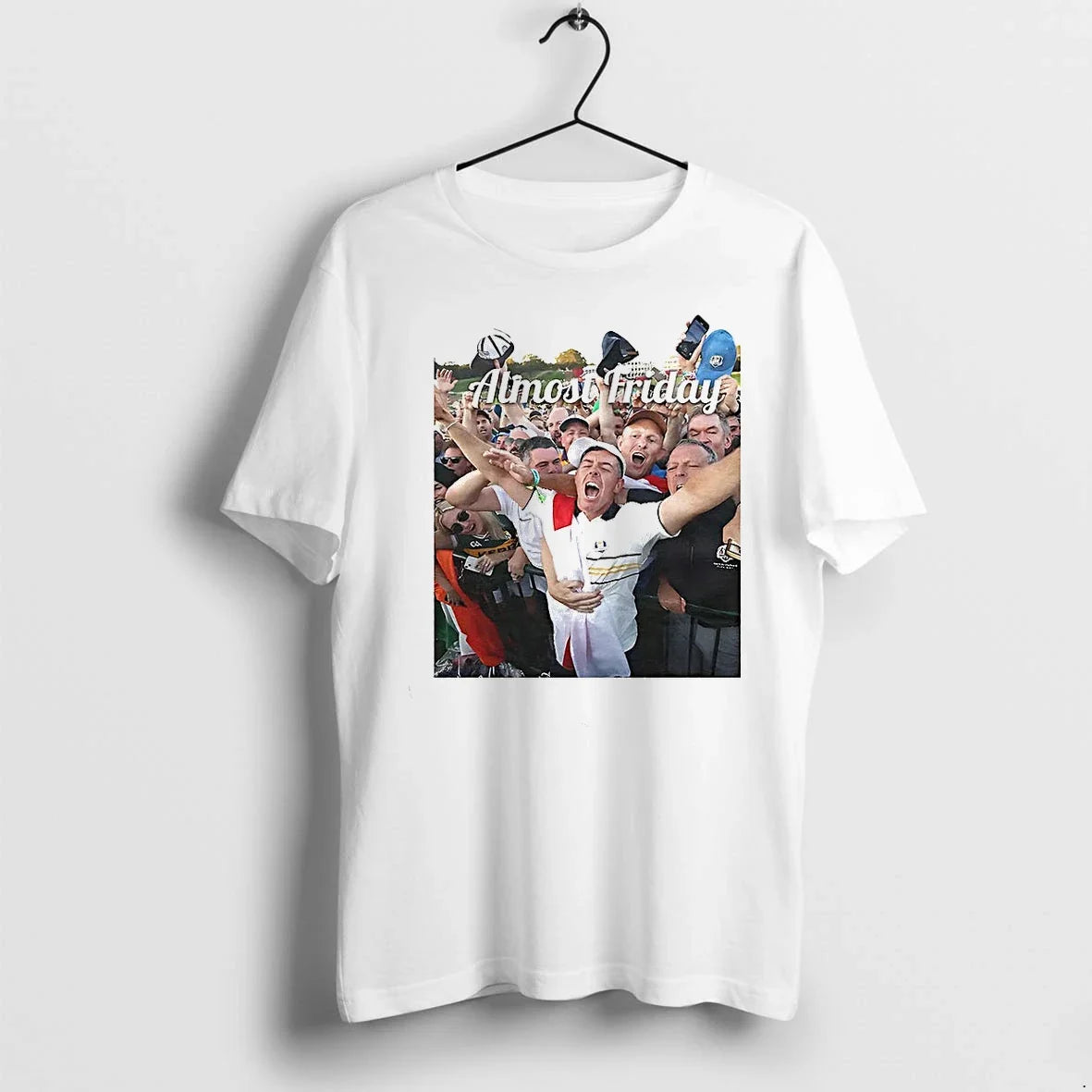 Rory Ryder Cup Almost Friday Sweater - Adult & Kids T-Shirts, Sweatshirts & Hoodies apparel design preview 1