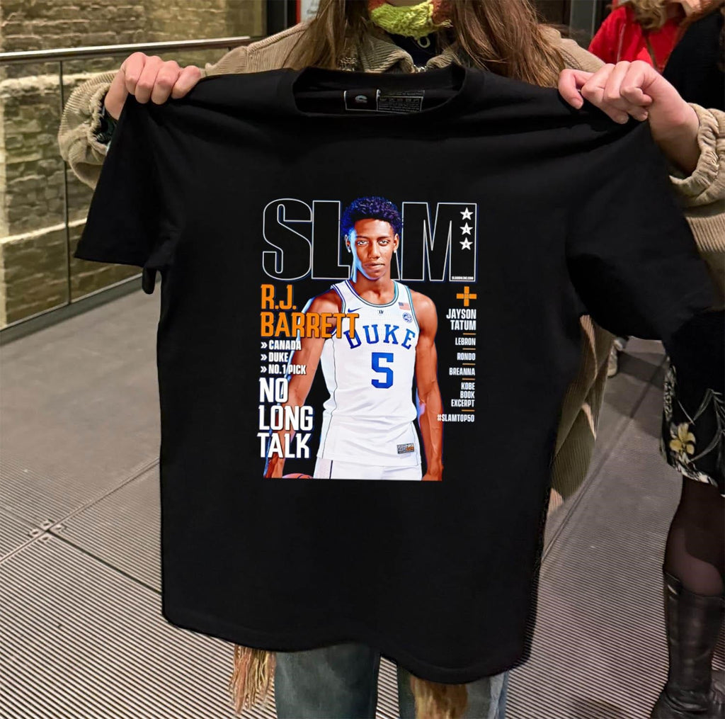 SLAM Duke 5 R.J. Barrett Canada No 1 Pick - Adult & Kids T-Shirts, Sweatshirts & Hoodies apparel design preview 2